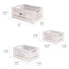 Addie Joy Home Sweet Home Wood Crate Set of 3